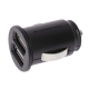 CARGADOR 2X USB POWER2GO COCHE NEGRO